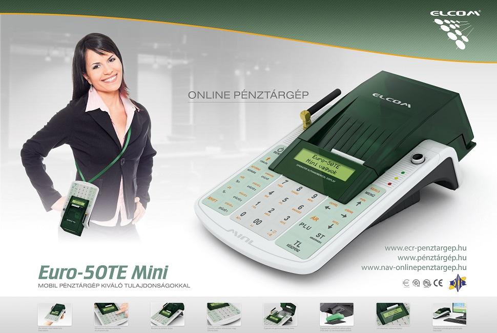 Euro-50TE Mini pénztárgép